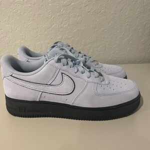 Nike Air Force 1 '07 LV8 Men's Shoes (Light Armory Blue/Black/Light Armory Blue)